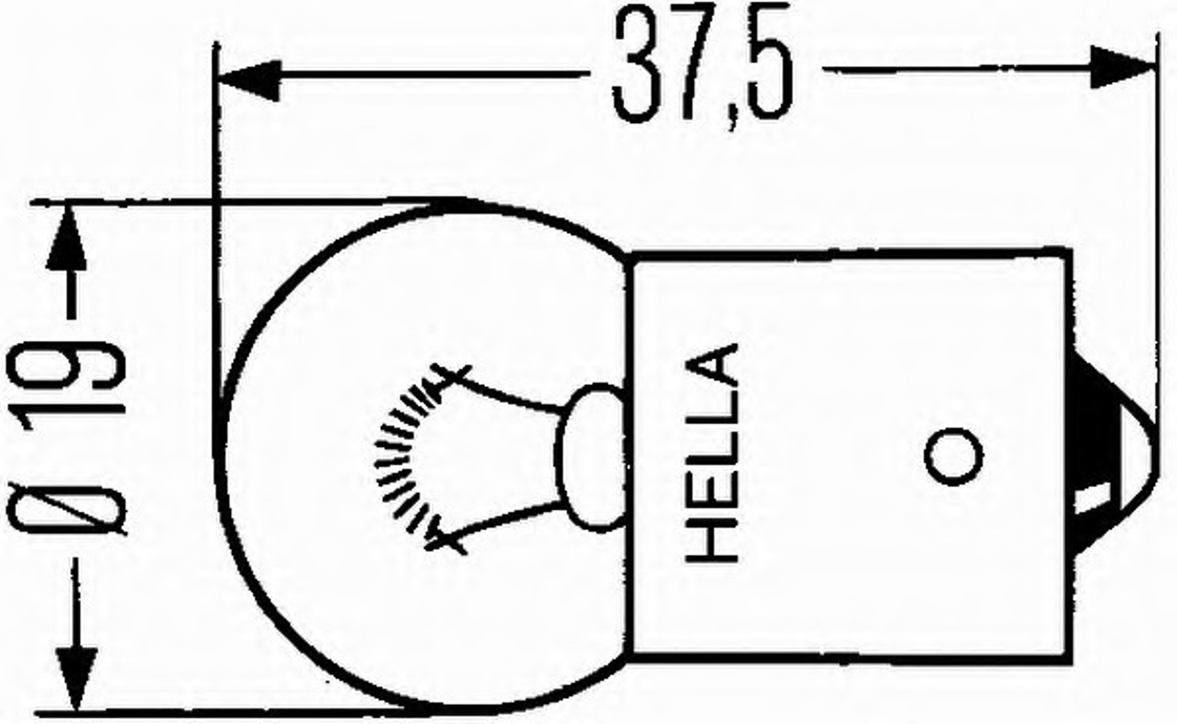 Лампа накаливания HELLA/BEHR/PAGID 8GA 002 071-261