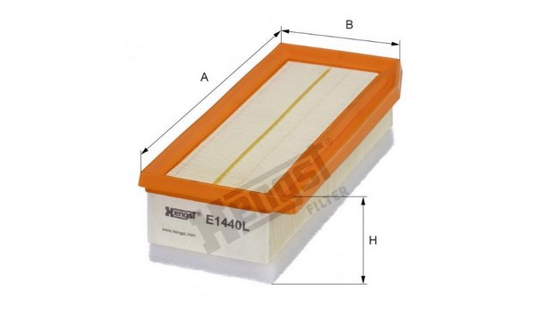 E1440L HENGST FILTER Фильтр воздушный