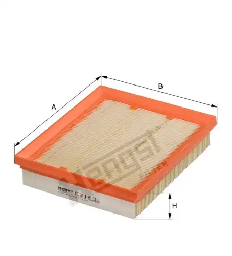 Фильтр воздушный HENGST FILTER E2183L