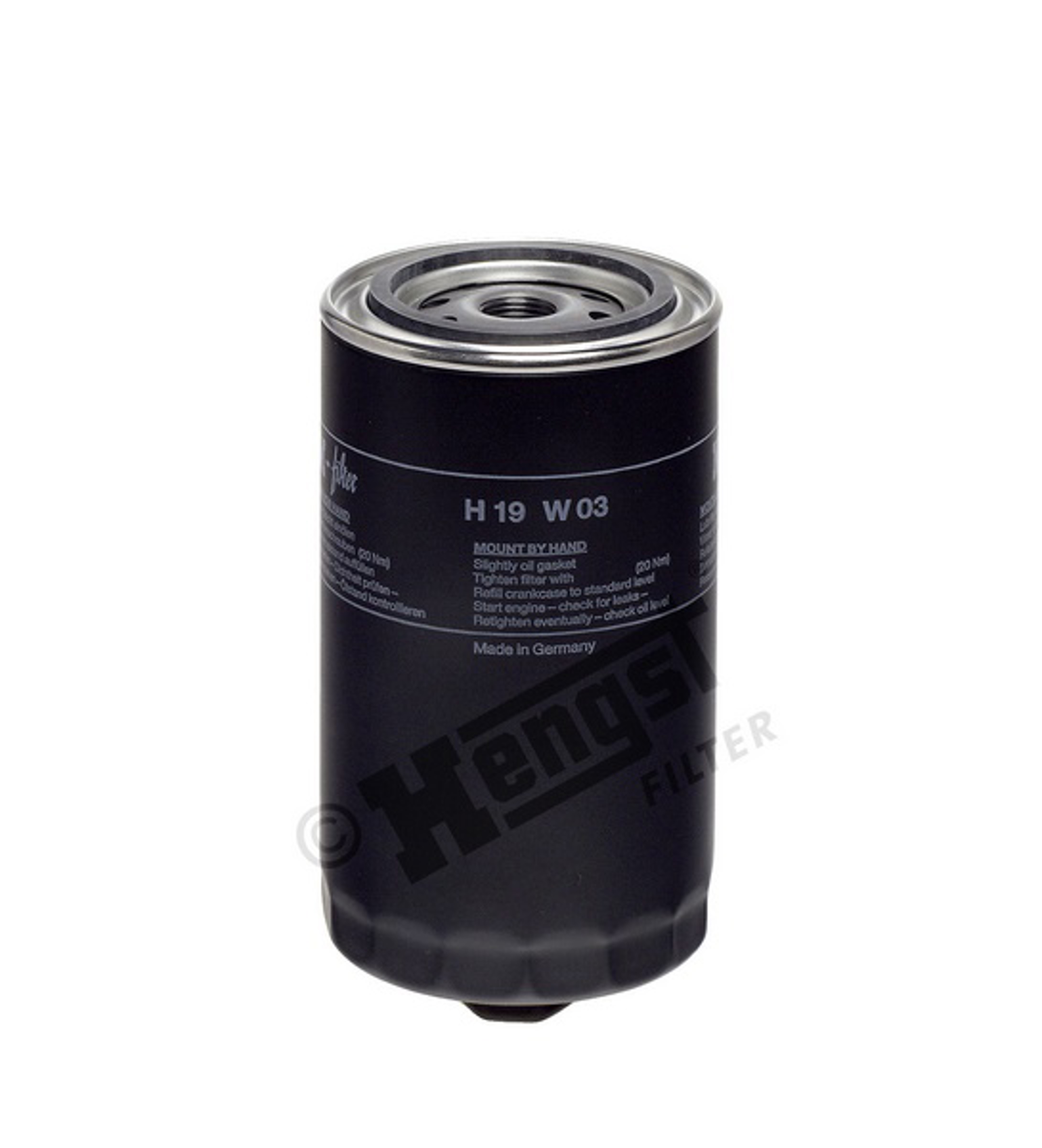 Фильтр масляный HENGST FILTER H19W03