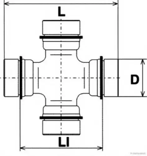 Муфта кардана HERTH+BUSS JAKOPARTS J2921000
