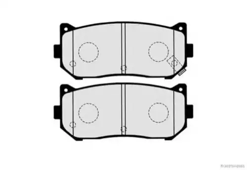 J3610301 HERTH+BUSS JAKOPARTS Тормозные колодки