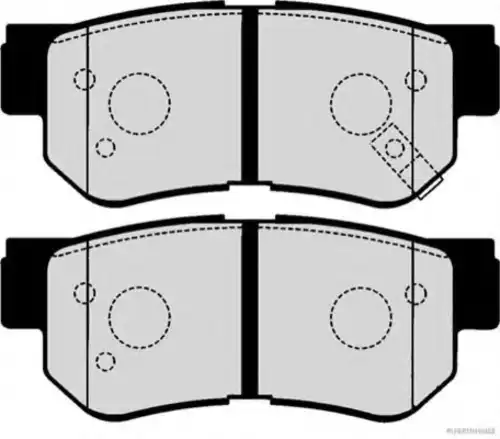 Тормозные колодки HERTH+BUSS JAKOPARTS J3610522
