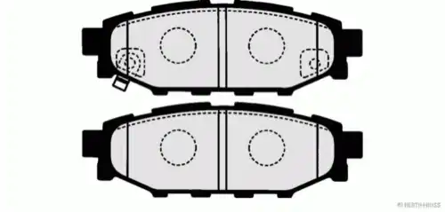 J3617003 HERTH+BUSS JAKOPARTS Тормозные колодки