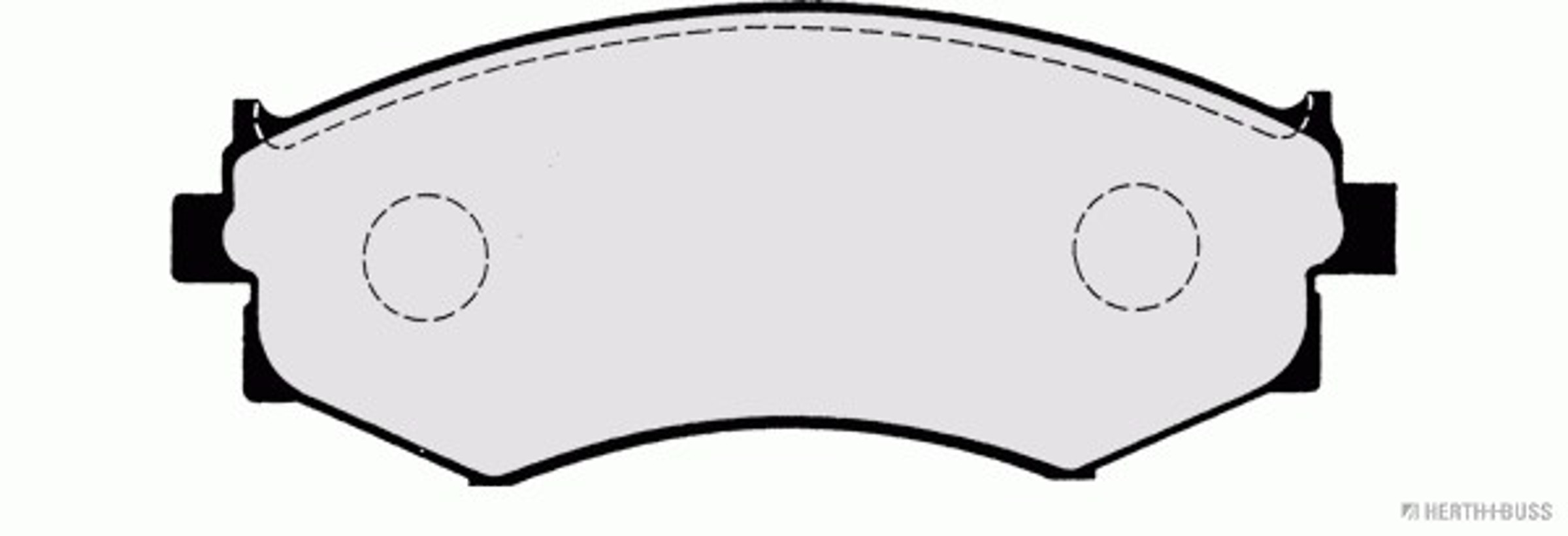 Колодки тормозные дисковые HERTH+BUSS JAKOPARTS J3601052