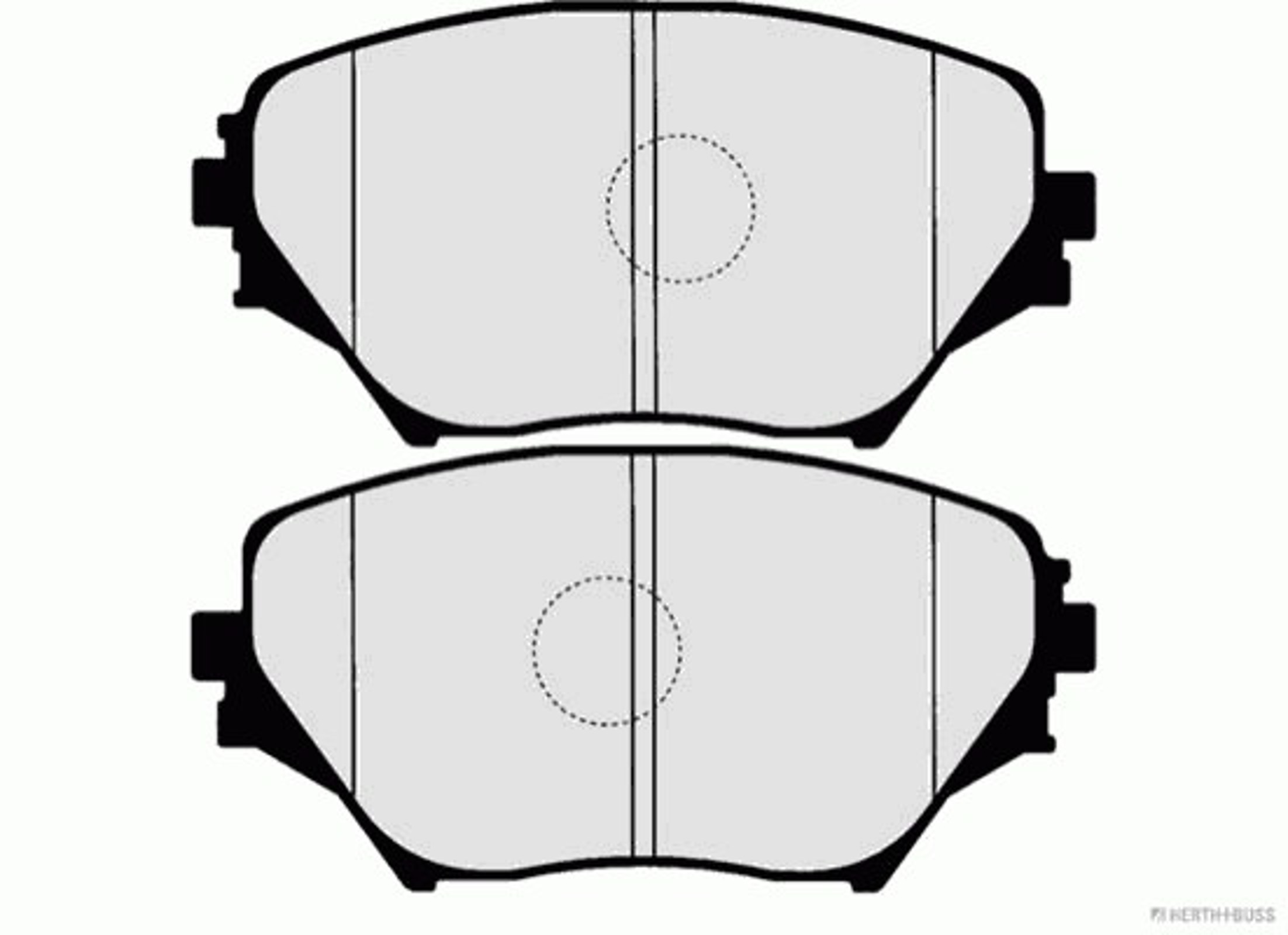 Колодки тормозные дисковые HERTH+BUSS JAKOPARTS J3602092