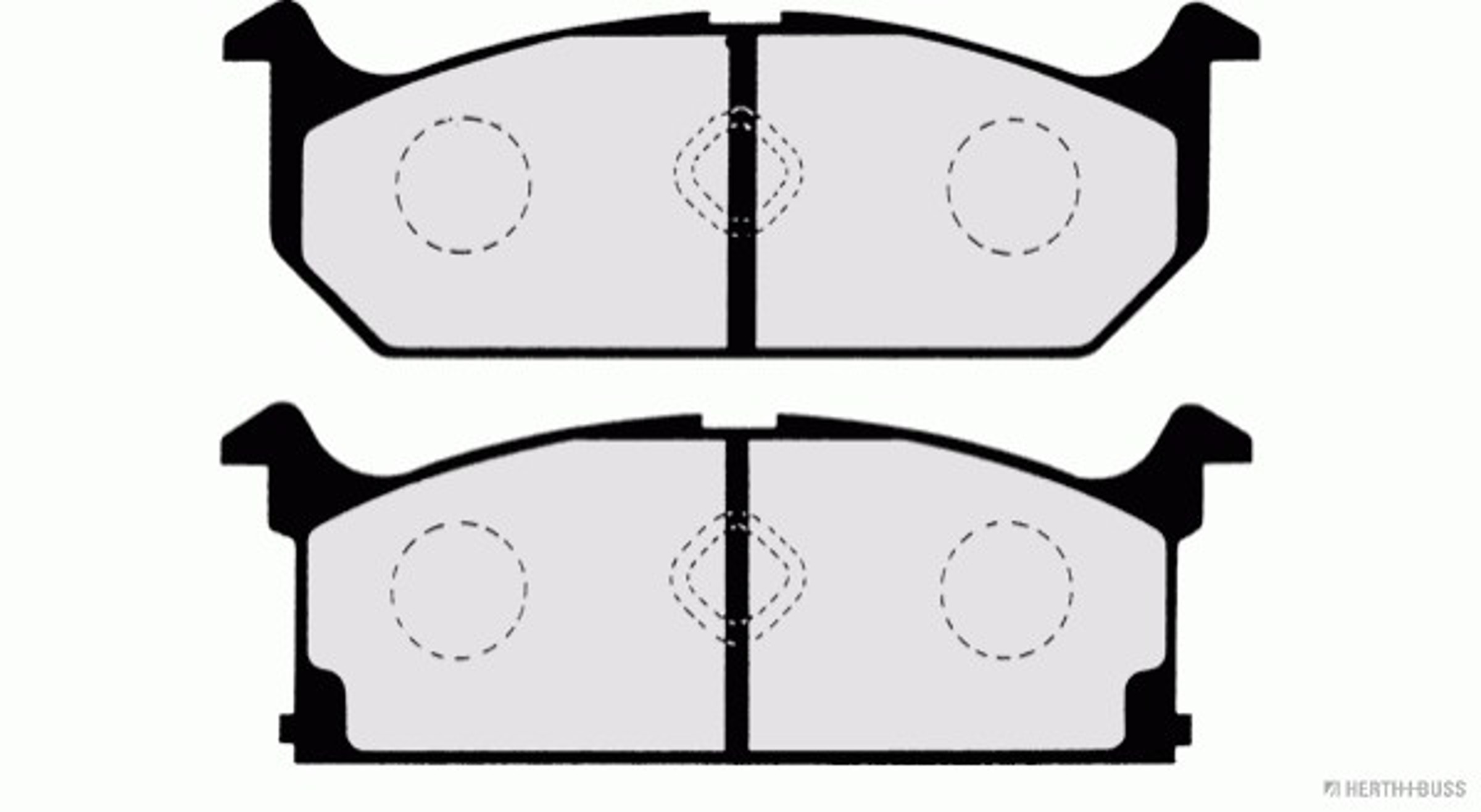 J3608004 HERTH+BUSS JAKOPARTS Колодки тормозные дисковые