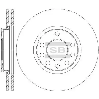 Sd5110 диск тормозной передний HI-Q SD5110