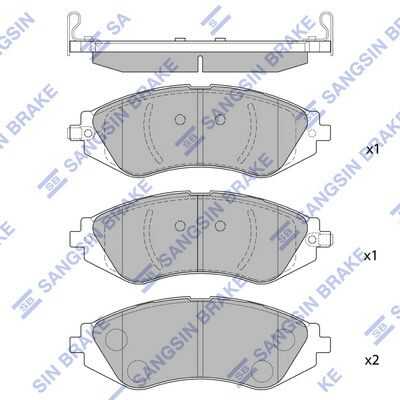 Тормозные колодки HI-Q SP1159