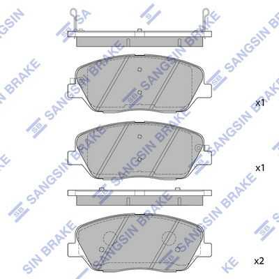 Sp1248sns 581012ja00 колодки дисковые п.
