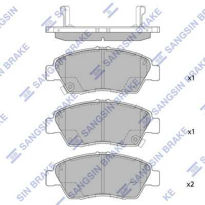 Передние дисковые колодки HI-Q SP1435