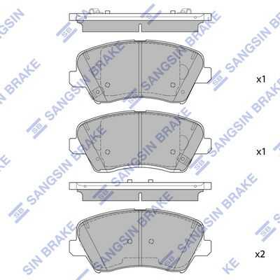 Колодки дисковые п.