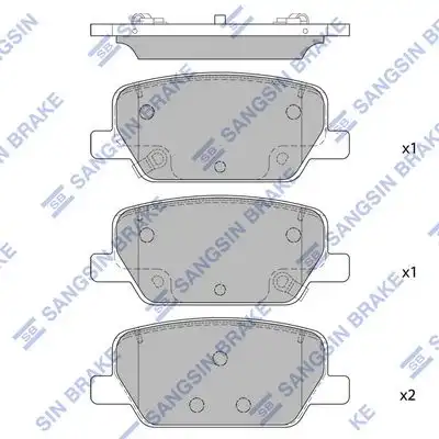 Sp1915 колодки дисковые задние 111x47x15 26142 26143 26144 d2199-9440