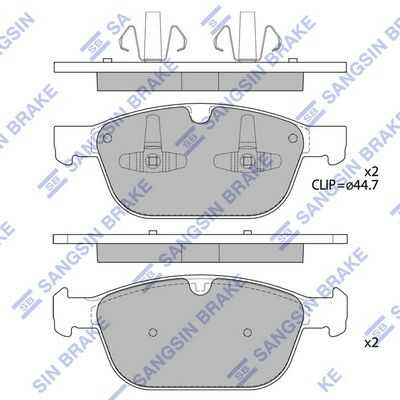 SP2320 HI-Q Колодки тормозные