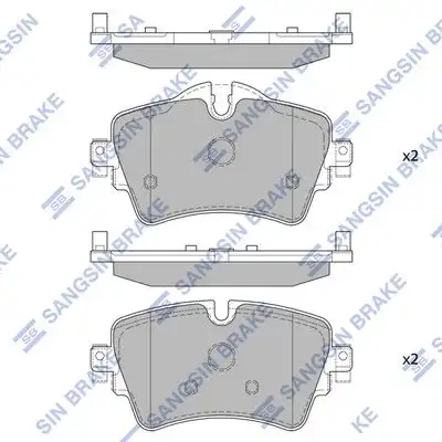 Sp4005 колодки дисковые передние