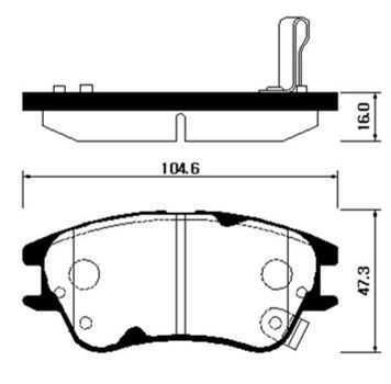 HP0002 HSB Колодки тормозные дисковые передн