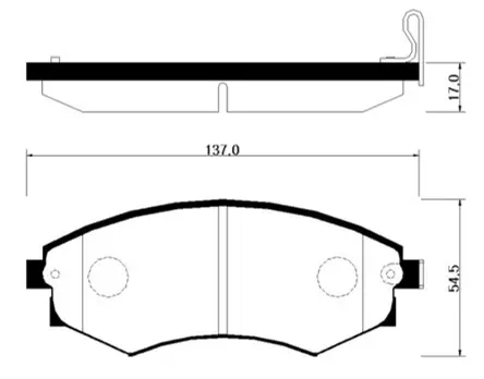 HP0003 HSB Тормозные колодки