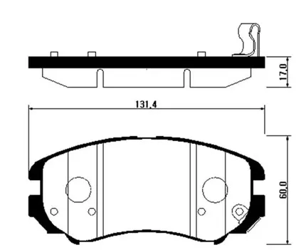 Тормозные колодки HSB HP0009