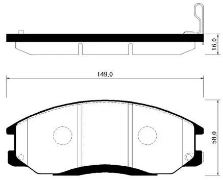 HP0014 HSB Колодки тормозные дисковые