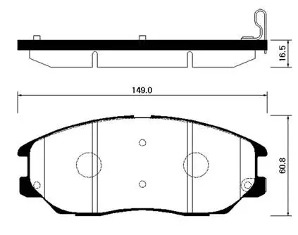 HP0016 HSB Тормозные колодки