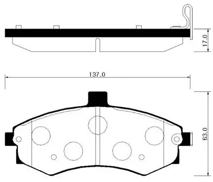 HP0027 HSB Тормозные колодки