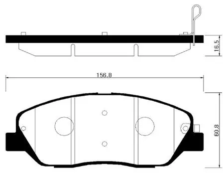 HP0033 HSB Тормозные колодки