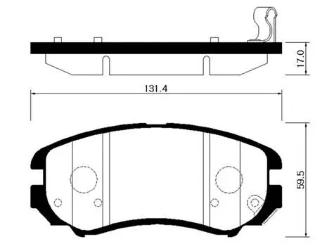 Тормозные колодки HSB HP0037