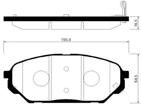 HP0039 HSB Тормозные колодки