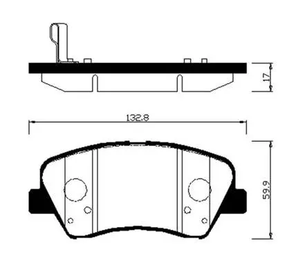 HP0045 HSB Колодки тормозные дисковые