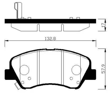 HP0047 HSB Колодки тормозные дисковые