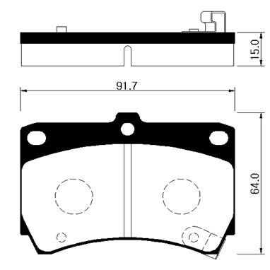 Фото 1 HP1002 HSB Тормозные колодки