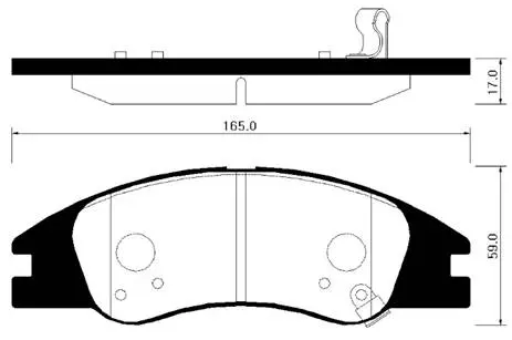 HP1031 HSB Тормозные колодки