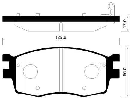 HP1034 HSB Колодки тормозные дисковые передн