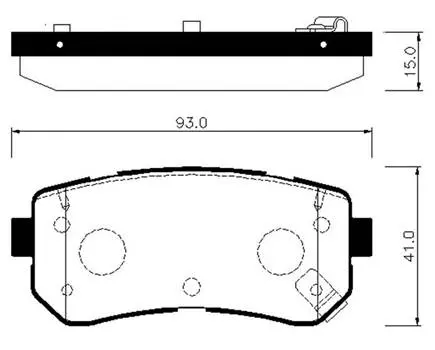 Тормозные колодки HSB HP1048