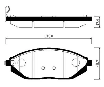 HP2023 HSB Тормозные колодки