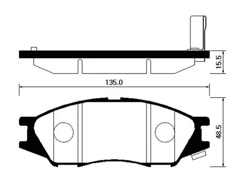 HP3004 HSB Тормозные колодки