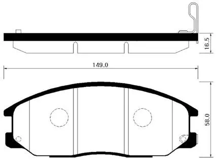 HP4007 HSB Тормозные колодки