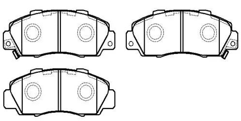 HP5009 HSB Тормозные колодки