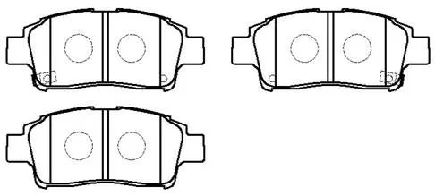 HP5018 HSB Тормозные колодки