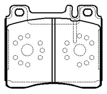 Тормозные колодки HSB HP5028