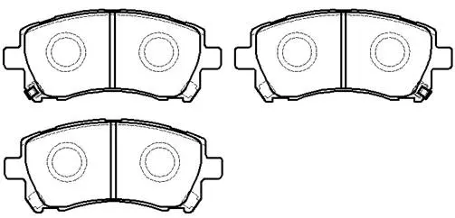 HP5044 HSB Тормозные колодки