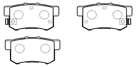 HP5062 HSB Тормозные колодки