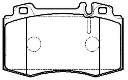 Тормозные колодки HSB HP5148