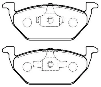 Тормозные колодки HSB HP5168