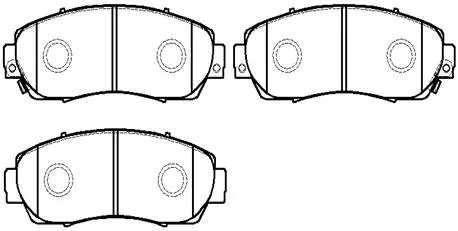 HP5169 HSB Колодки тормозные дисковые