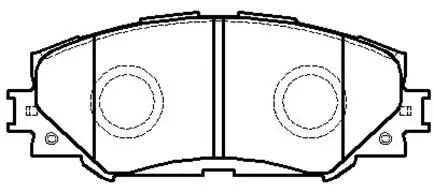 HP5176 HSB Колодки тормозные дисковые