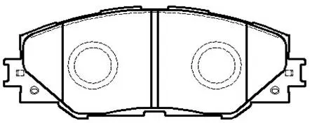 HP5177 HSB Колодки тормозные дисковые