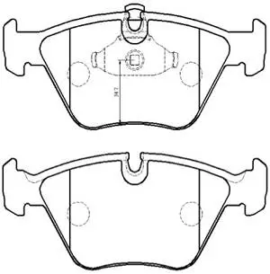 Тормозные колодки HSB HP5185