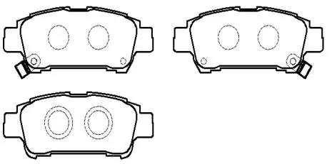 HP5207 HSB Тормозные колодки