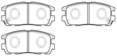 HP5219 HSB Тормозные колодки